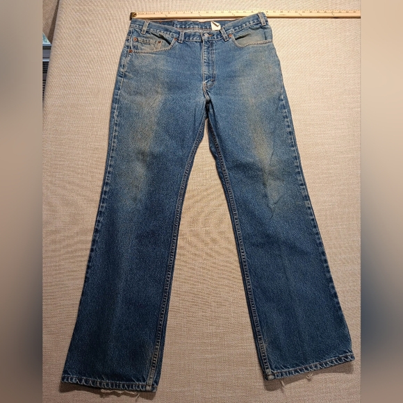Vintage made in USA Levi's 517, 38x32, Distressed Blue denim, Good condition - Picture 1 of 9